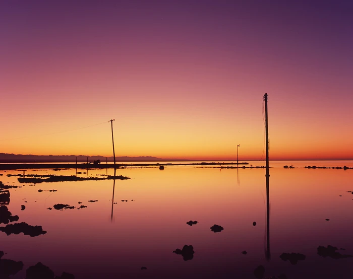 Bombay Beach Salton Sea, California / Tirage Cibachrome