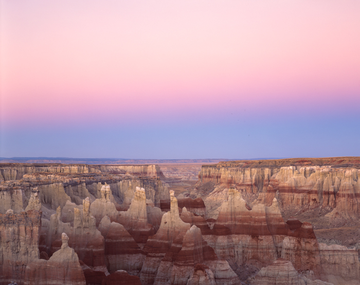 Ha Ho No Geh Twilight Coal Canyon, Arizona - Tirage Cibachrome