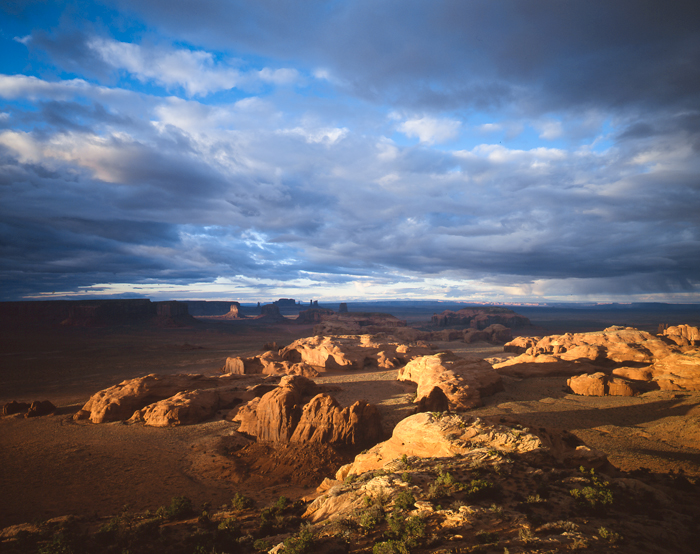 Hunt Mesa Monument Valley, Arizona - Tirage Cibachrome