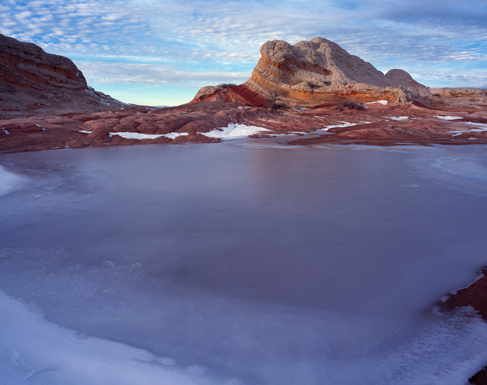 White Pocket Icy Pool, Arizona