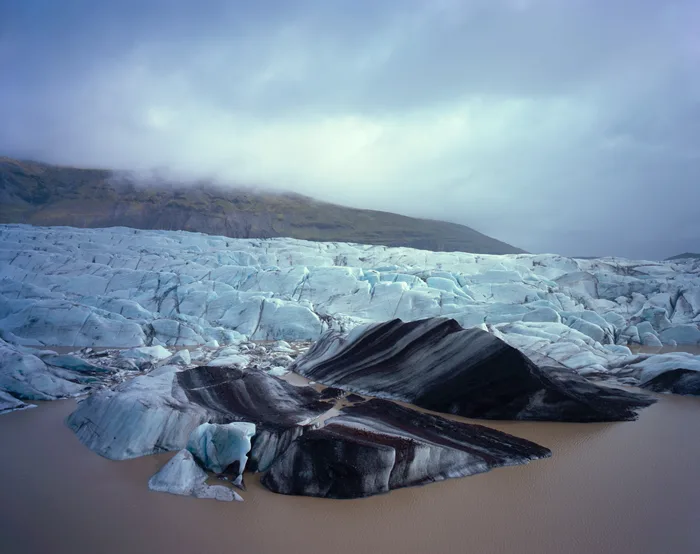 Svínafellsjökull Glacier,
Islande