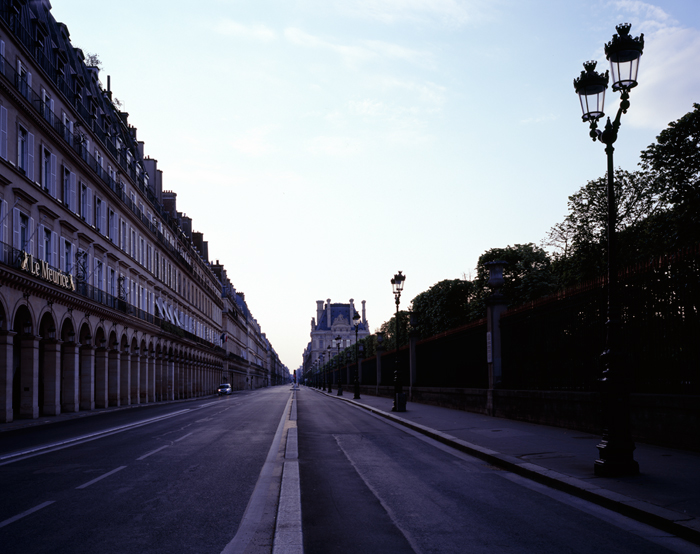 Covid-19, Rue de Rivoli, Paris, France