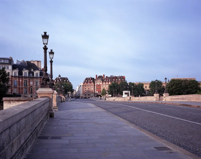 Covid-19, Pont Neuf, Paris, France