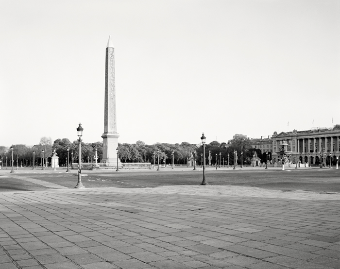 Covid-19, Place de la Concorde, Paris, France - Tirage Noir et Blanc