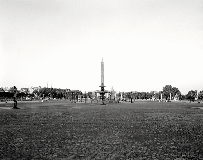 Covid-19, Place de la Concorde, Paris, France - Tirage Noir et Blanc