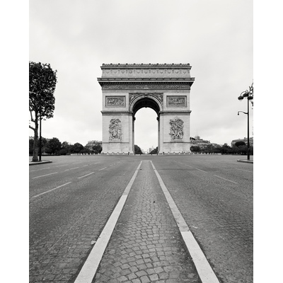Covid-19, Arc de Triomphe, Paris, France