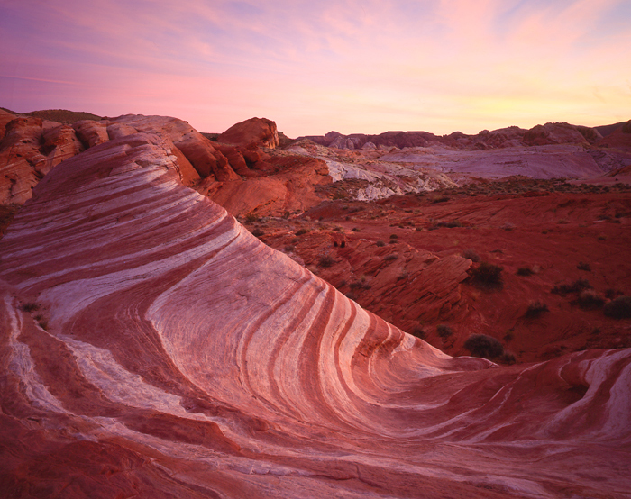 Rainbow Zebra Wave Valley of Fire, Nevada